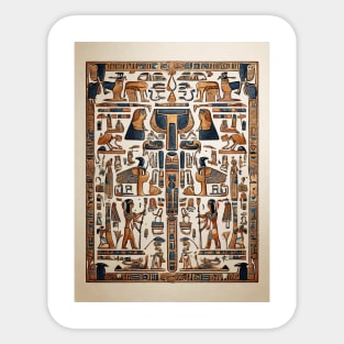 Egyptian hieroglyphs Sticker